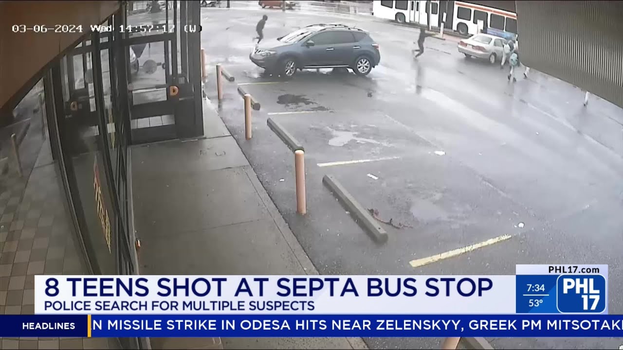 8 Teens Shot at Philadelphia Bus Stop in City's 4th SEPTA Shooting in 4 Days | PHL17 Morning News