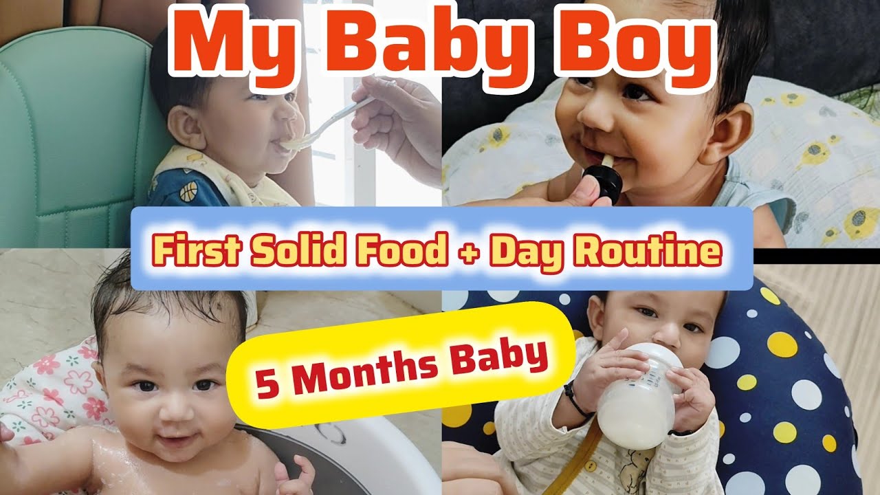 Indian Mom Full Day REALISTIC ROUTINE with 5 Months old Baby Boy| What my 5 month old eats in a day