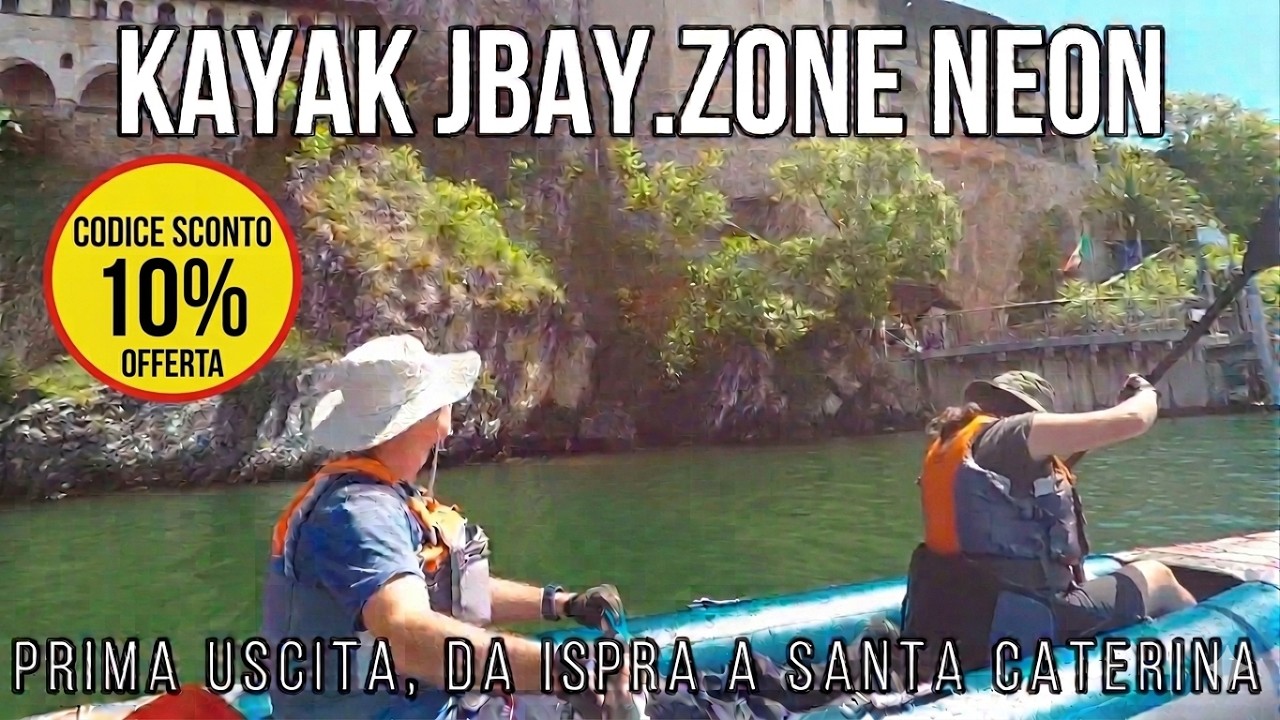 Kayak gonfiabile JBAY.ZONE NEON: Prima uscita. | Da Ispra all'Eremo di Santa Caterina
