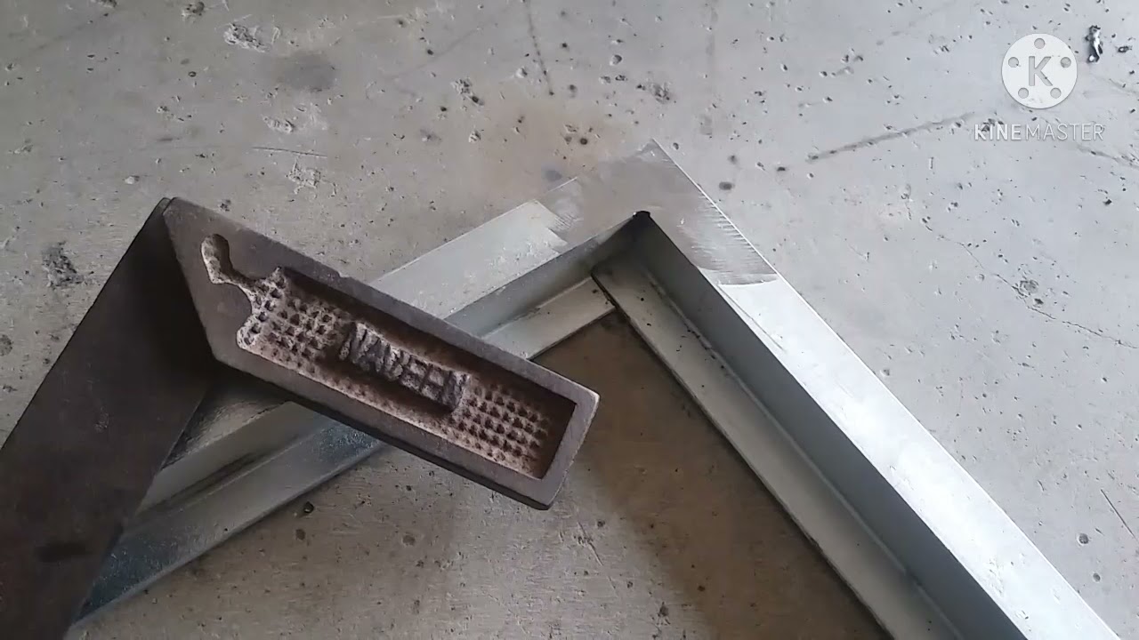 joining angle iron at 90 degrees using an easy cope joint. preparing  welding