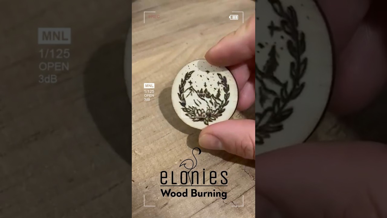 🏔️🌼 Wood Burning Art | Flowers of the Mountains 