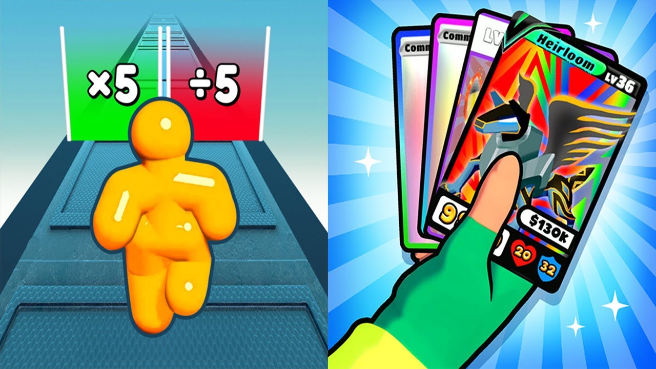 Tall Man Run VS Card Evolution - All Level Gameplay Android iOS Ep 1