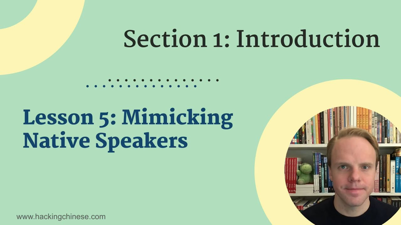 Improving your Chinese pronunciation by mimicking native speakers (Ep. 162)