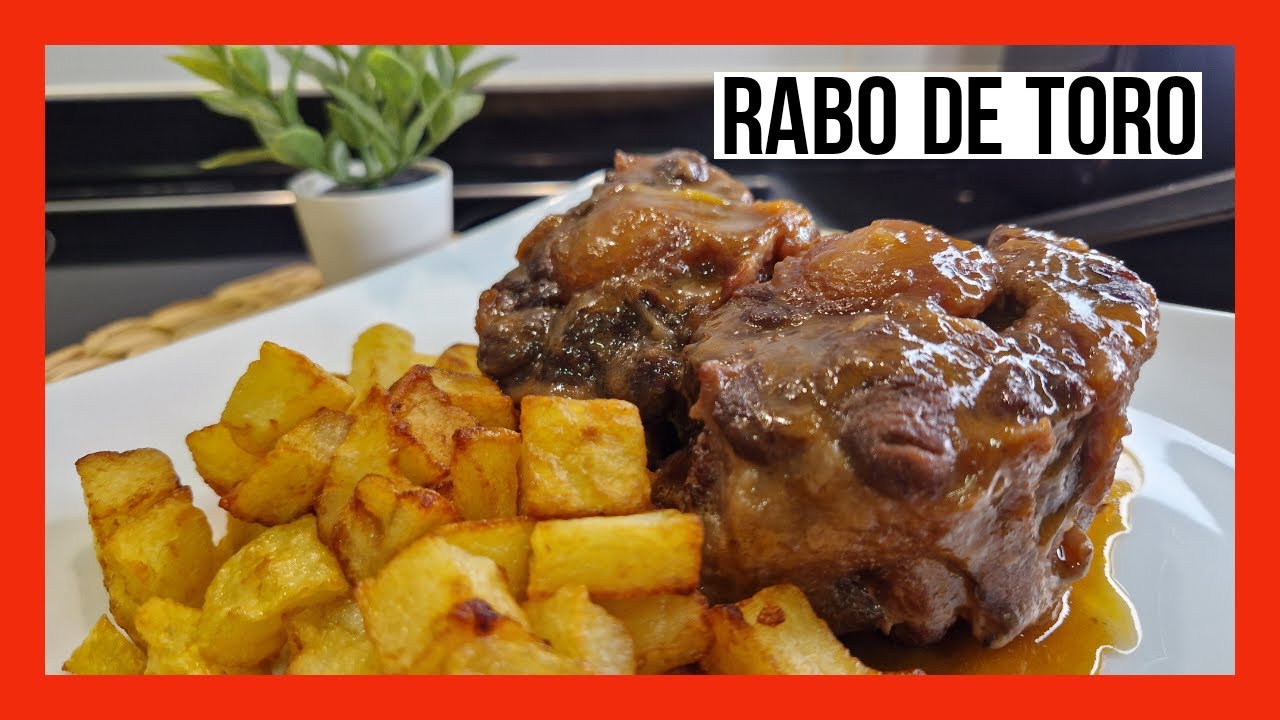 Nuestro RABO DE TORO en salsa de vino tinto. Receta tradicional para disfrutar. Receta de Navidad
