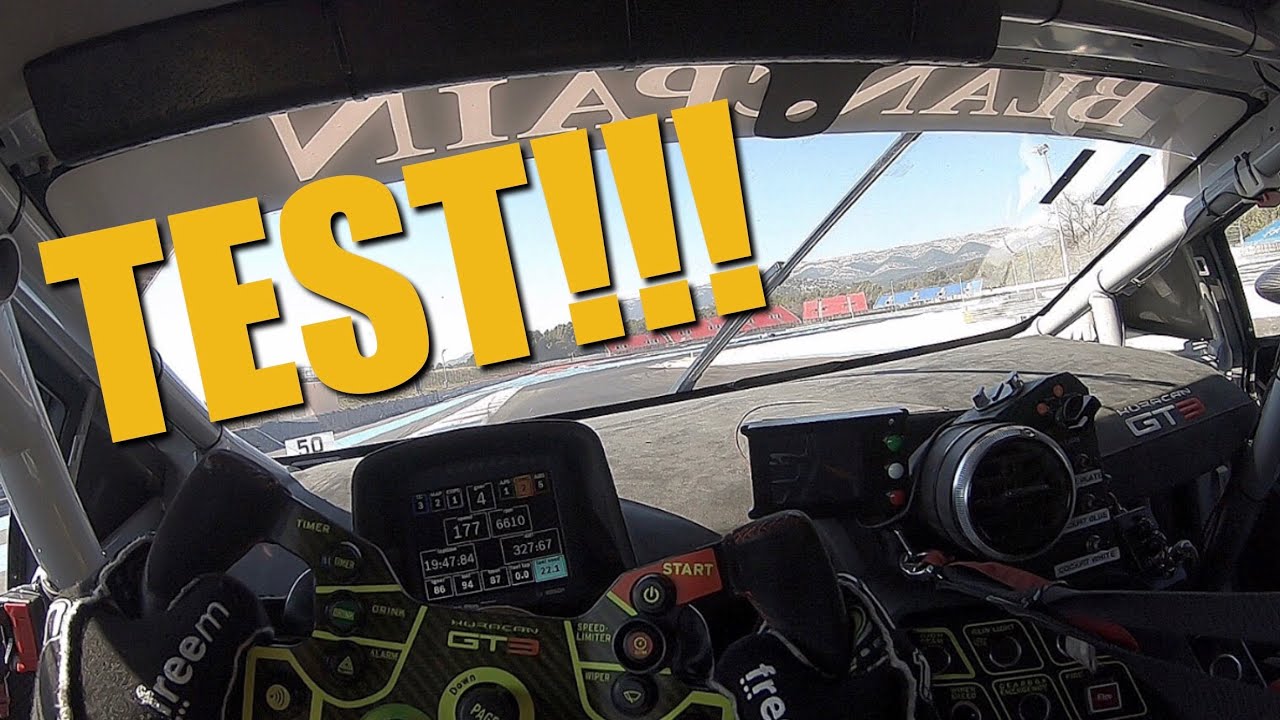 LAMBORGHINI HURACAN GT3 - PRIMO TEST DELLA STAGIONE 2019!