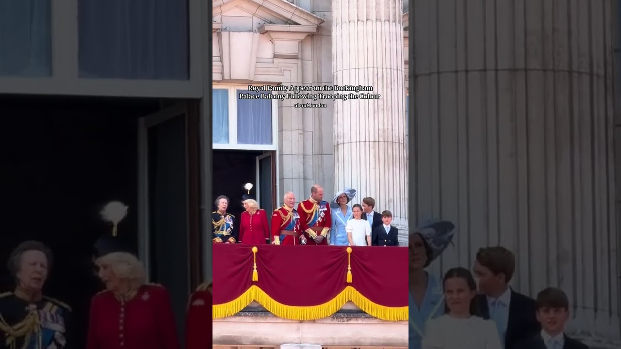 Royal Family on Buckingham Palace Balcony 👑🇬🇧 | Trooping the Colour 2026