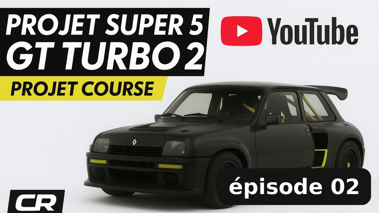 PRESENTATION DU PROJET SUPER 5 GT TUBRO ET ON VA CHERCHER LE CHASSIS ALUMINIUM !