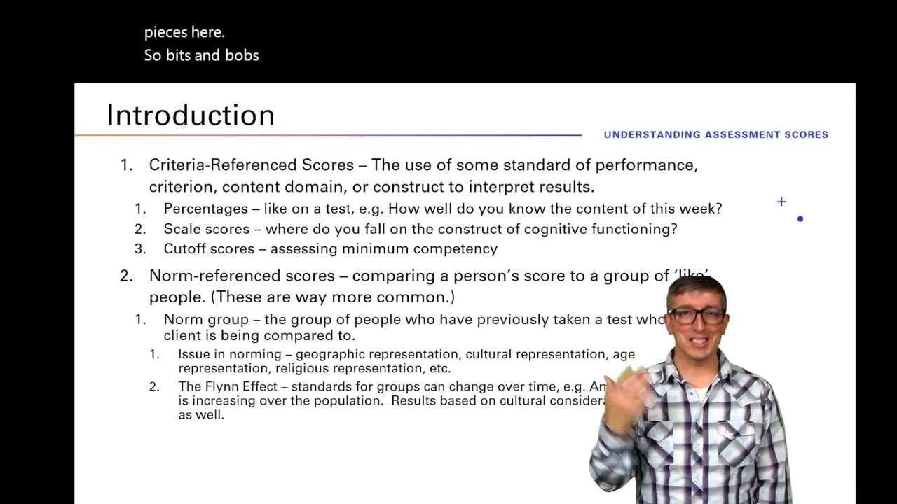 Understanding Assessment Scores