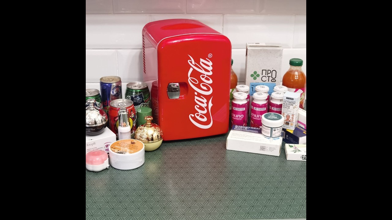 Портативный холодильник Coca-Cola 4л красный Бренд: OLOEY. Артикул на AliExpress: ALI3387490785