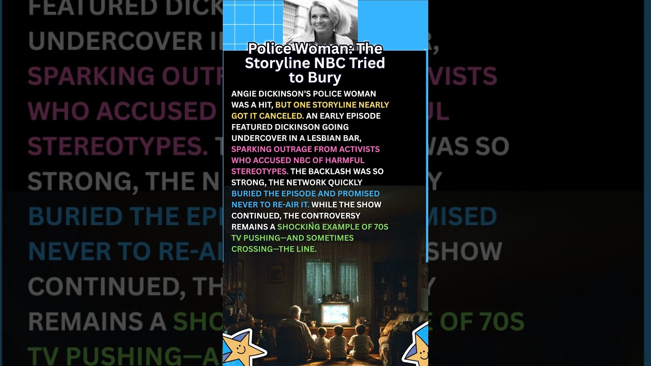 Police Woman The Storyline NBC Tried to Bury #PoliceWoman #70sTV #ClassicTV