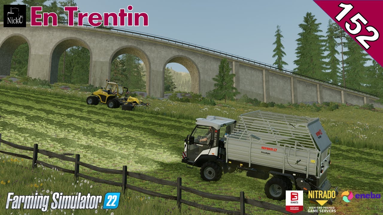 FARMING SIMULATOR 22 ⛰️ En Trentin 🌲 La fienagione in Trentino con i nuovi mezzi ep.152