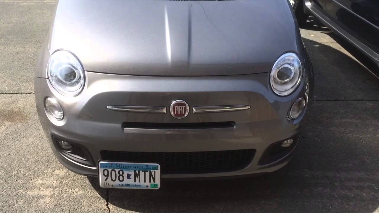 2013 fiat 500 show n go electric hideaway front license pla