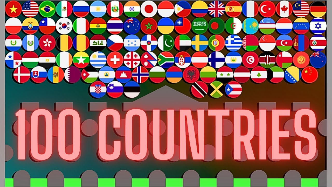 100 Countries Elimination Marble Race #2