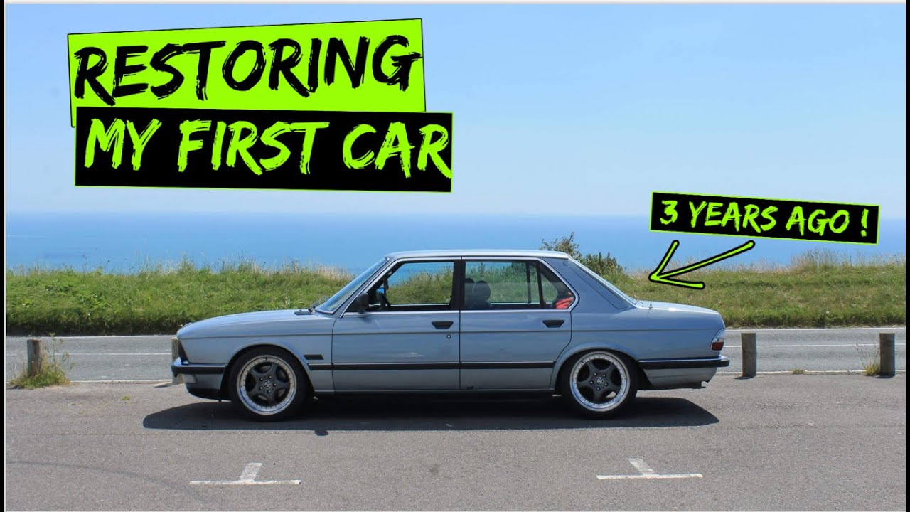 The Big E28 Restoration Begins - How To Remove The Front End of Your BMW E28 !
