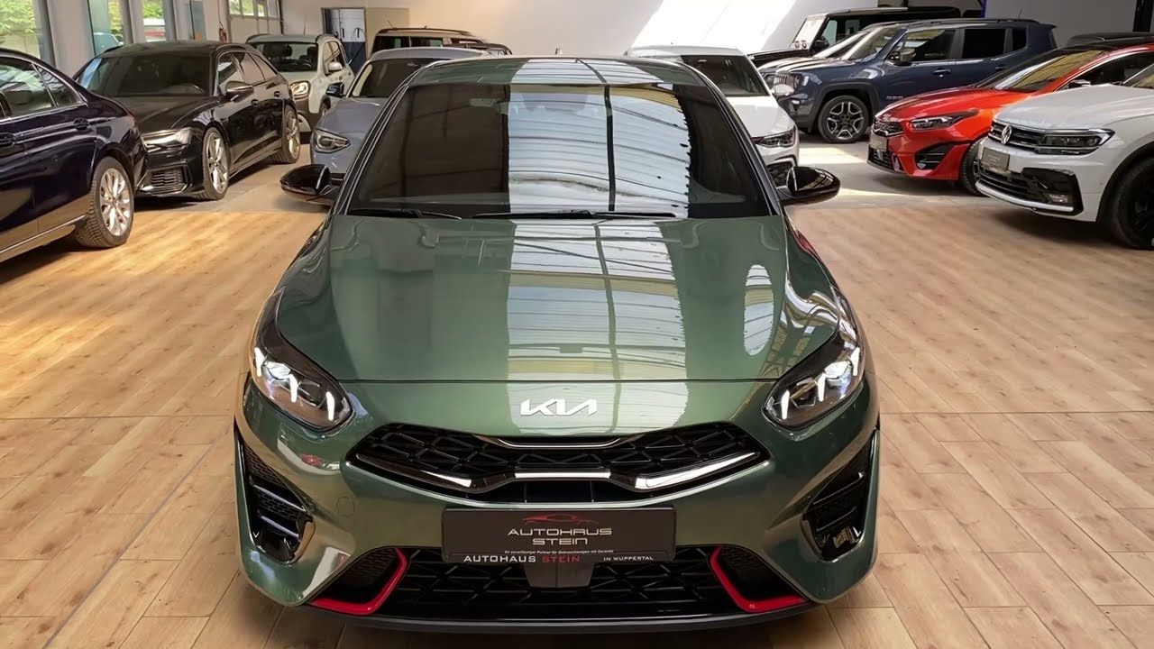 Kia Ceed GT Green Review Kia Ceed-GT/1.Hd/ACC/Navi/ULB/Sitzheitzung/Kamera