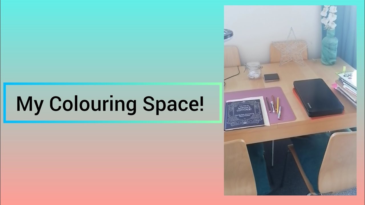 My Colouring Space And Storage! | Adult Colouring