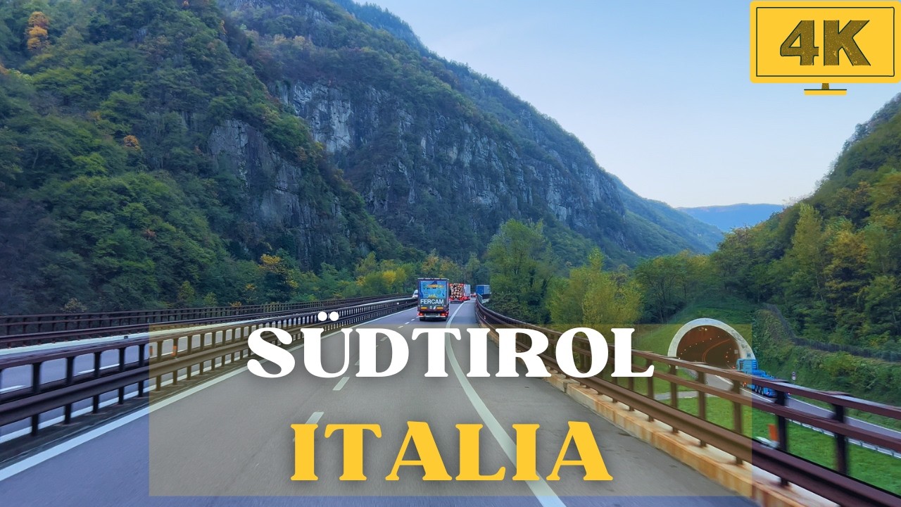 Scenic Drive in Northern Italy: Vipiteno to Bolzano Through the Stunning Alps