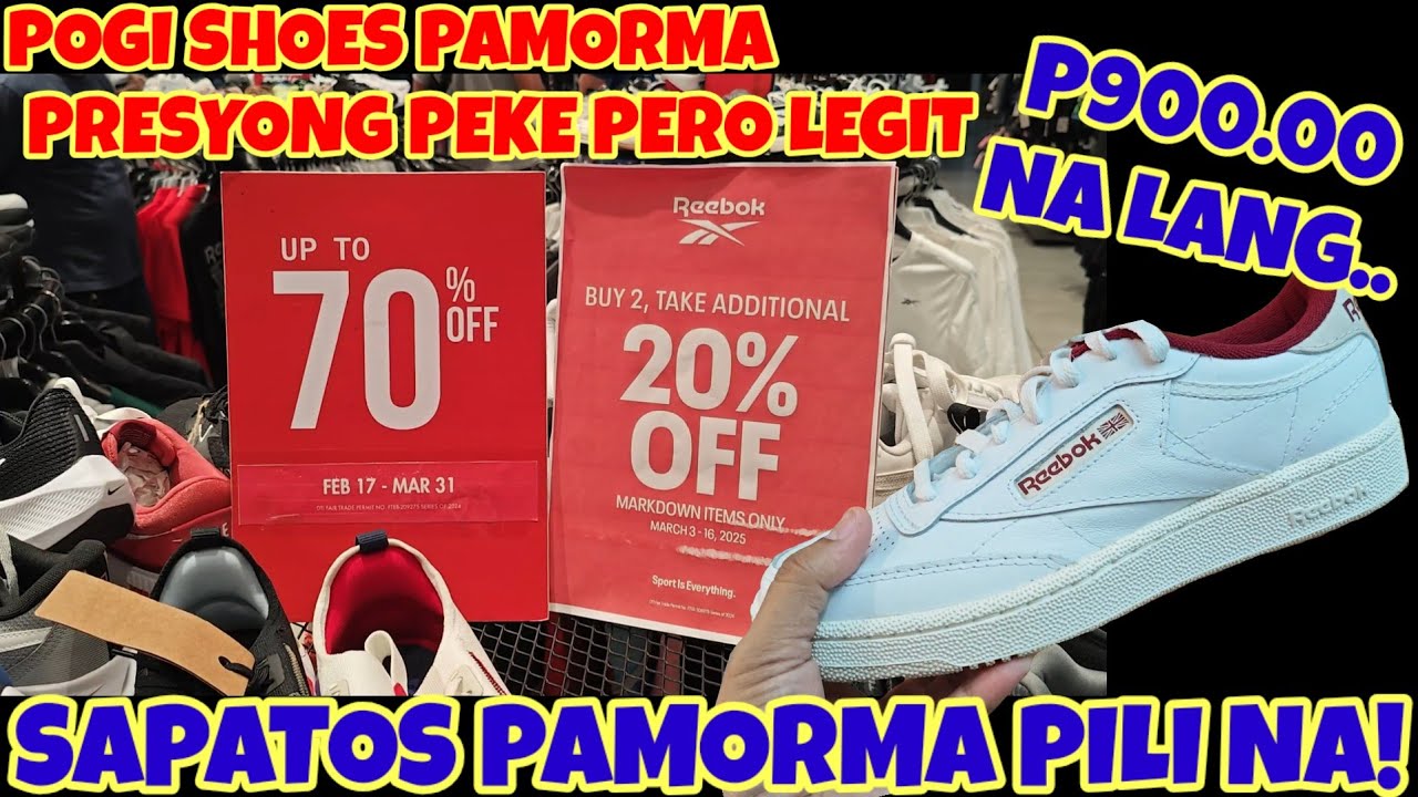 SPORTS CENTRAL MPLACE UPDATE. MGA CASUAL SHOES 70% OFF PRESYONG DIVISORIA