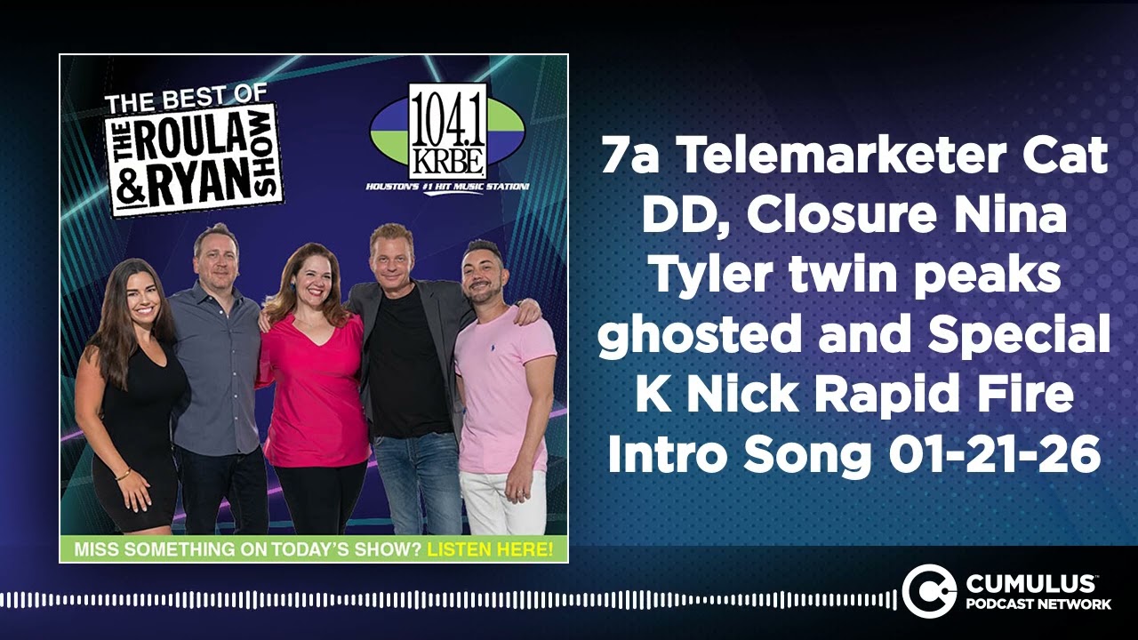 7a Telemarketer Cat DD, Closure Nina Tyler twin peaks ghosted and Special K Nick Rapid Fire...