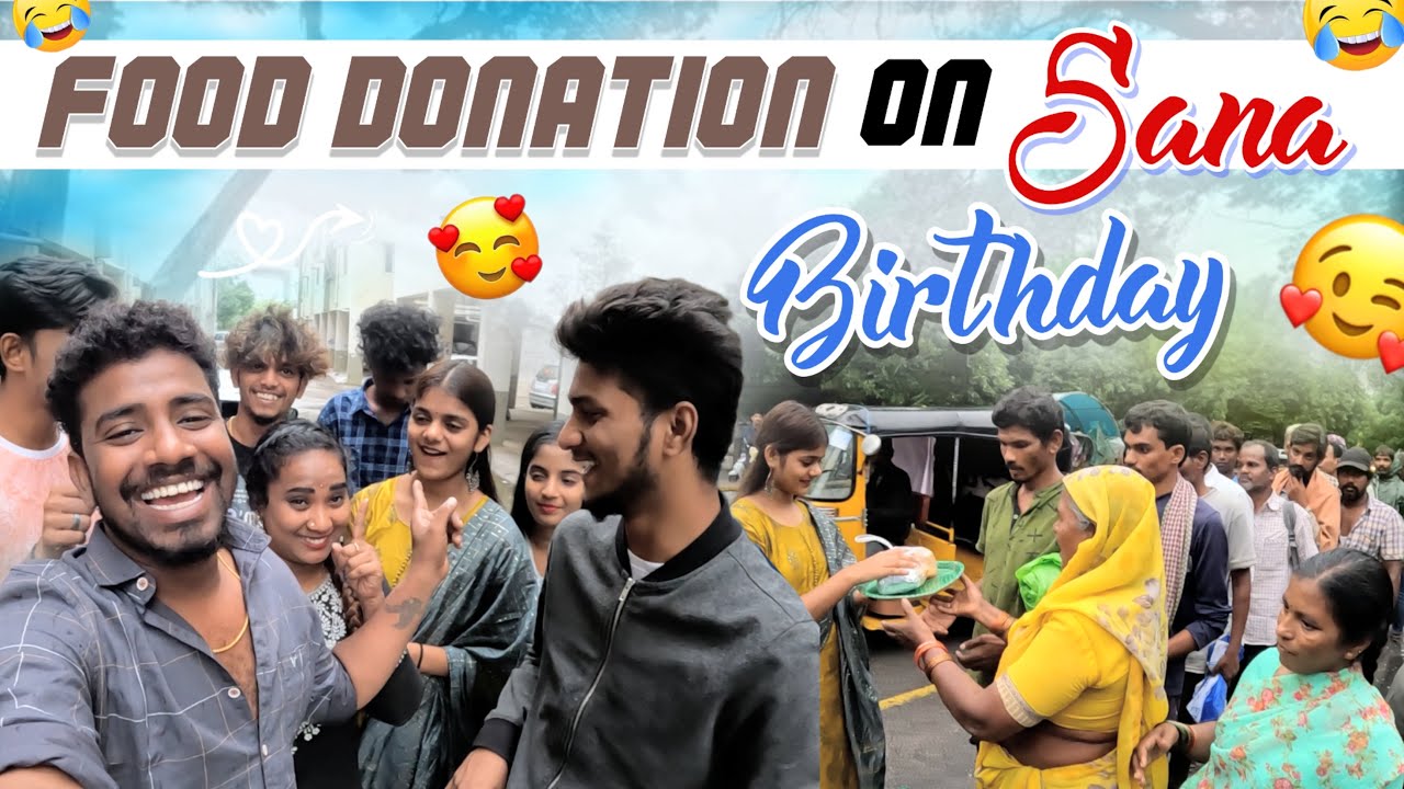 FOOD DONATION ON SANA BIRTHDAY |TEAM@rishi_stylish_official