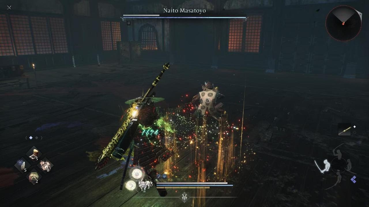 Defeating Takeda's Four Heavenly Kings /Nioh 3