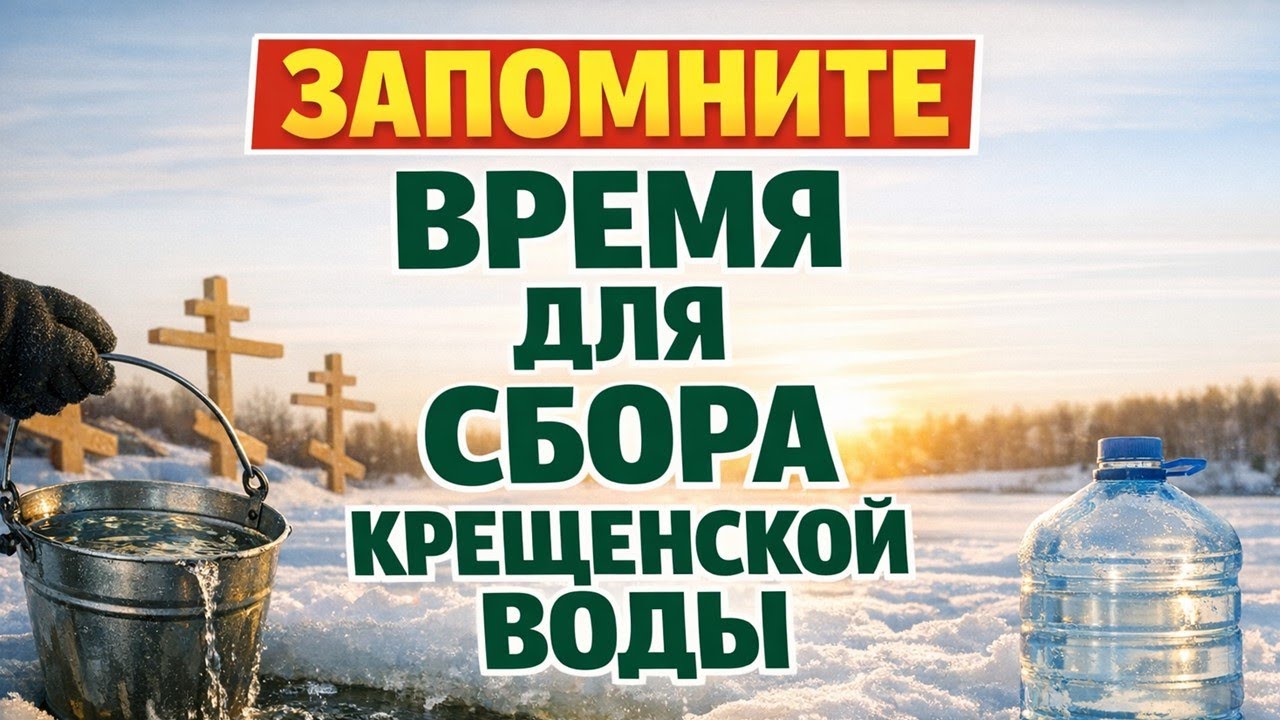 Крещенская вода по народным приметам: когда её набирать и какие ошибки всё портят