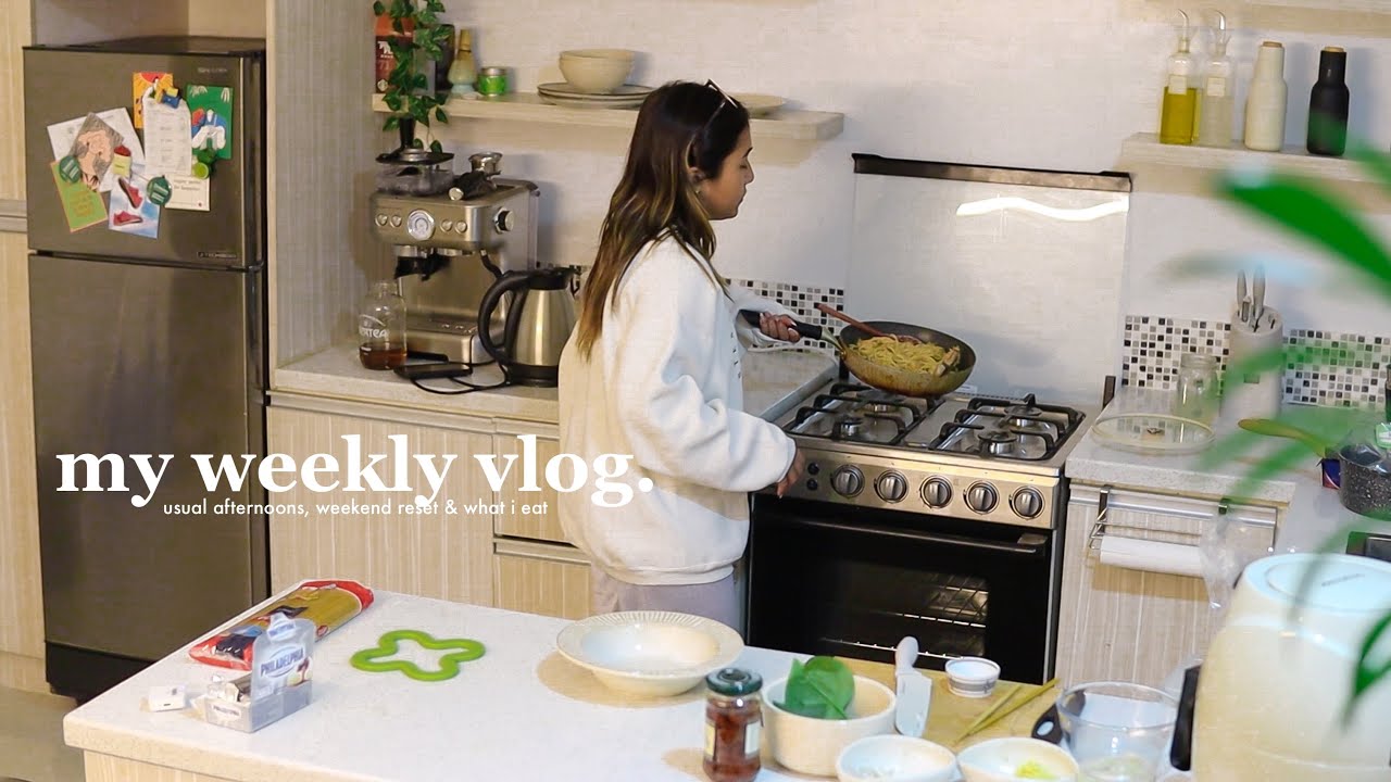 VLOG • Usual Afternoons, Weekend Reset & What I Eat in a Day 🤎 | Ry Velasco