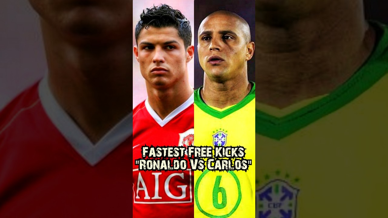 Ronaldo and Roberto Carlos: The Battle of Speedy Free Kicks #ronaldo #robertocarlos #freekick