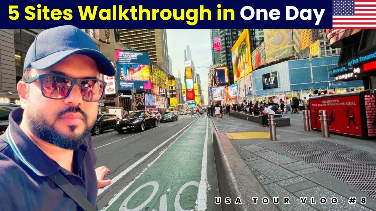 My Last Day in New York, USA and 5 Tourist Attractions Walking Tour