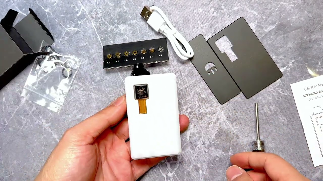 Cthulhu DNA 80C White Delrin Boro AIO Unboxing