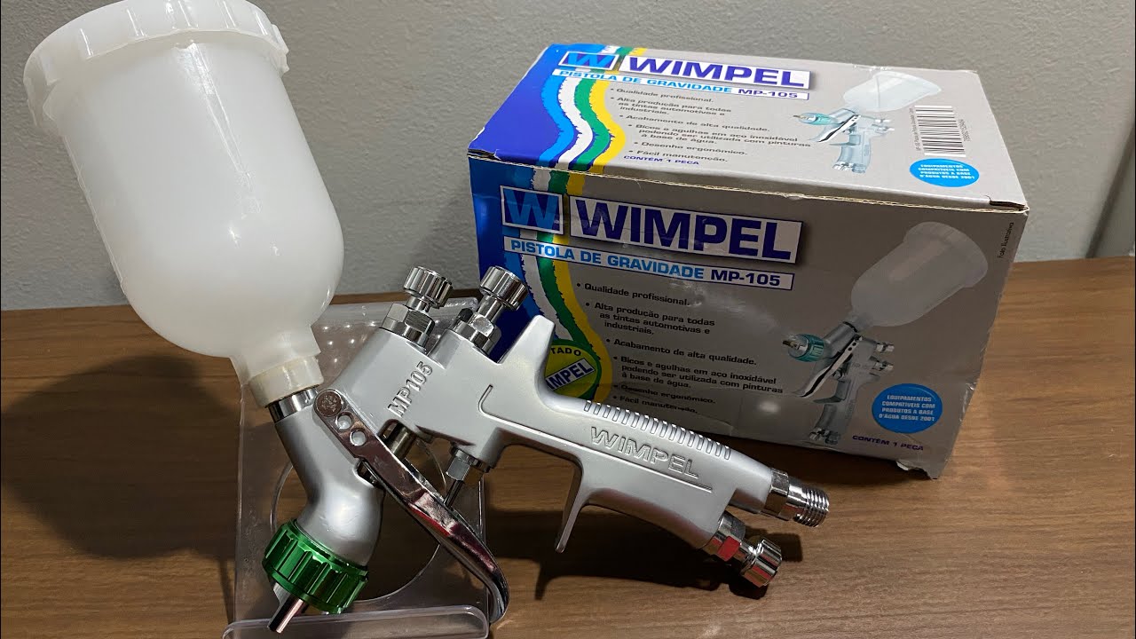 Wimpel MP-105  bico 1.2 mm Pistola ideal para seu compressor de 24L