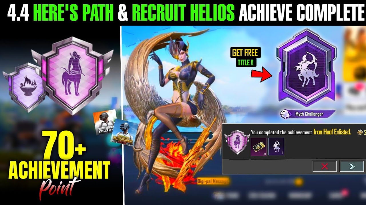 How To Complete Here's Path & Iron Hoof Enlisted Achievement | BGMI 4.4 Update New Achievement