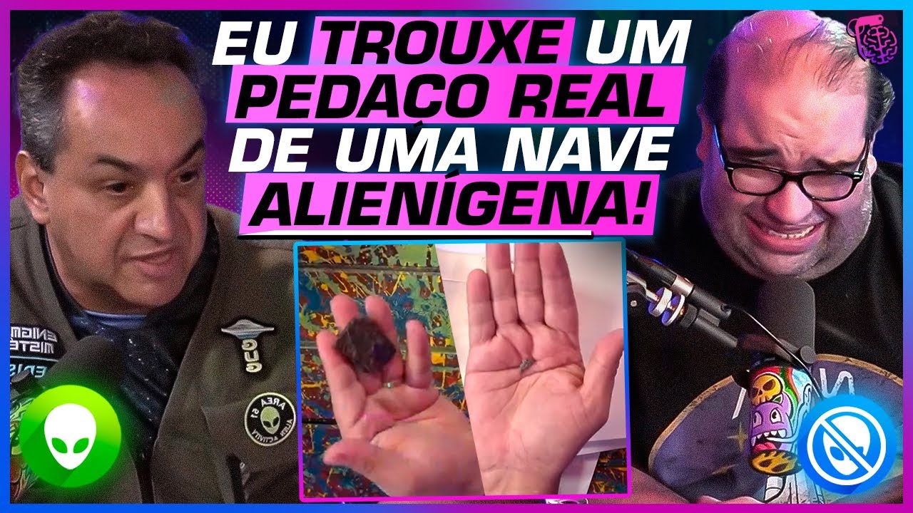 UF&Oacute;LOGO SURPREENDE e leva PROVAS REAIS de MATERIAL ALIEN&Iacute;GENA (CASO UBATUBA) - SACANI E BOAVENTURA