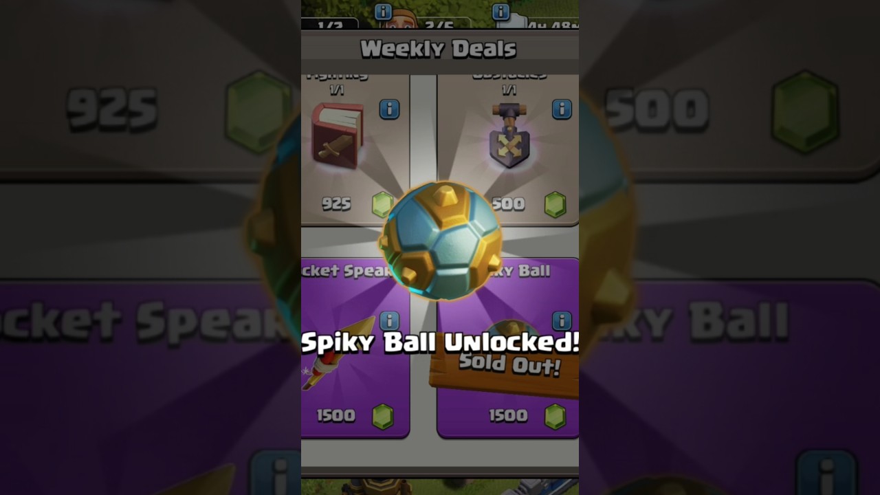 Unlocked by spiky Ball 
