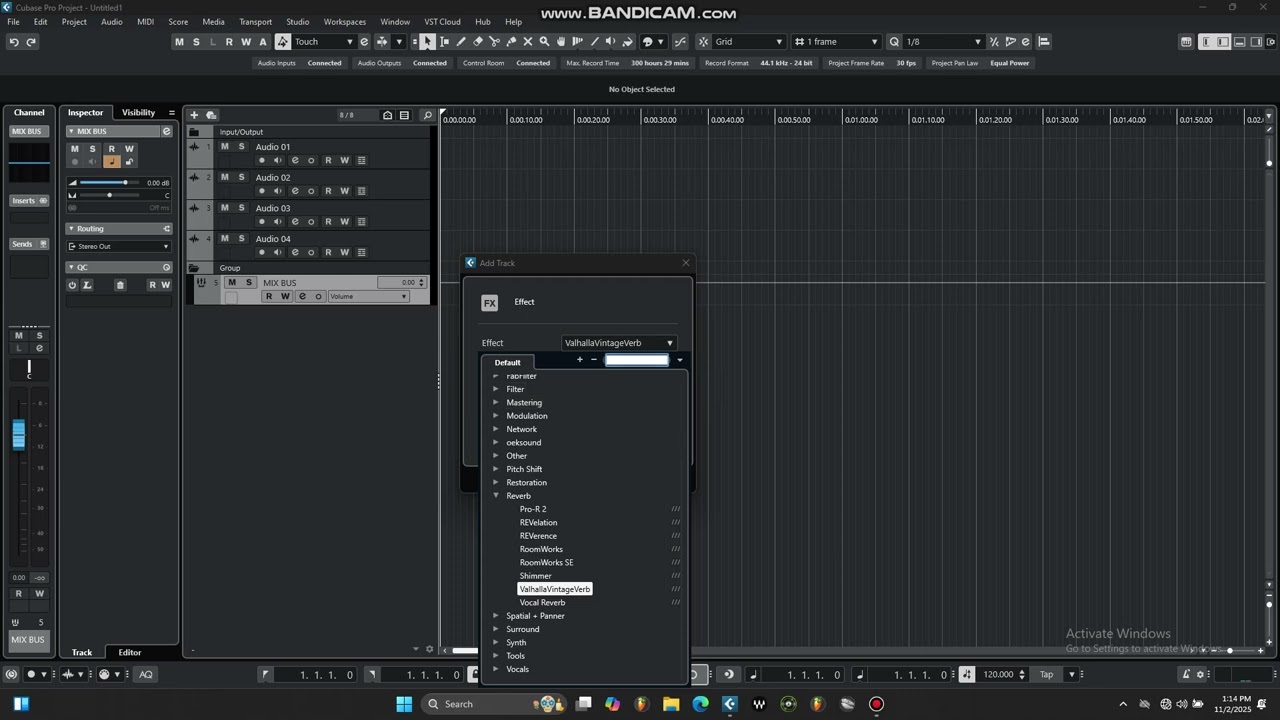 HOW TO SEND REVERB AND DELAY ON CUBASE 14 PRO