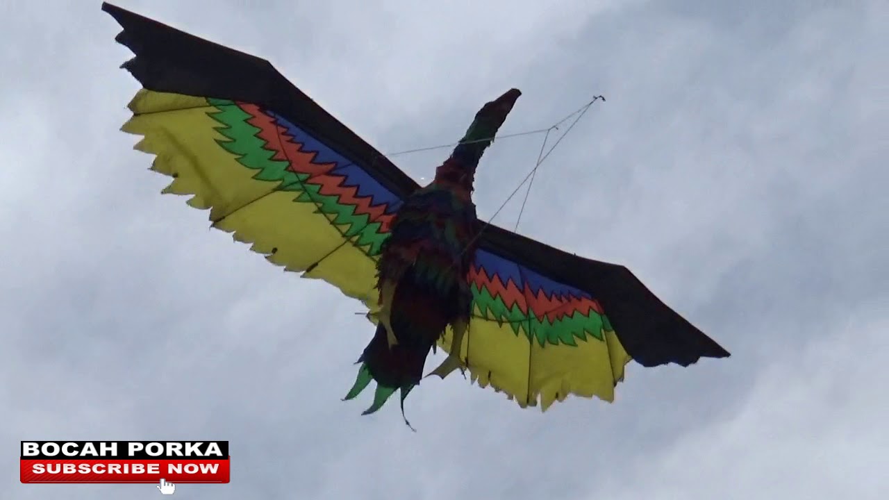 Unik Ges Layangane lucu keren di Festival Layang layang cilacap 2018 kategori 3D