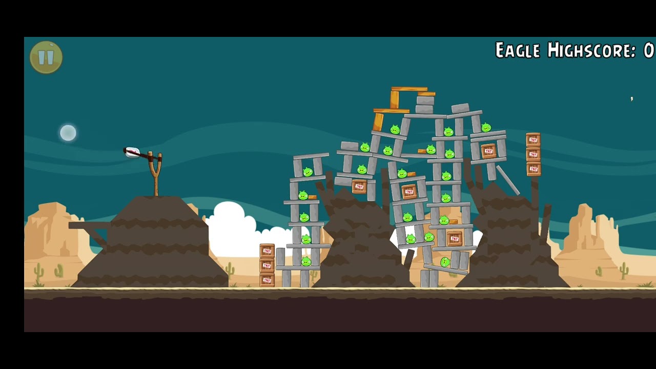 Angry Birds Classic Mighty Eagle in Golden Eggs levels (Showcase) [1080p]