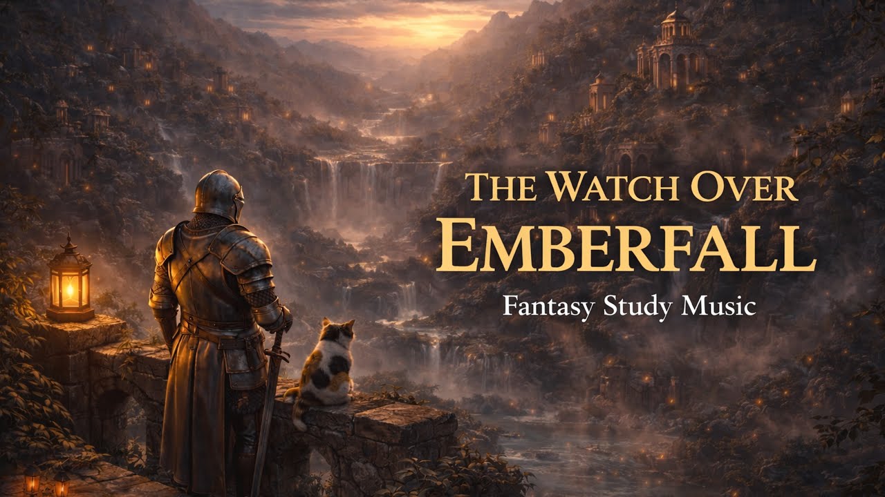 Emberfall - Magical Fantasy Ambience | Music for Sleep, Work & Concentration