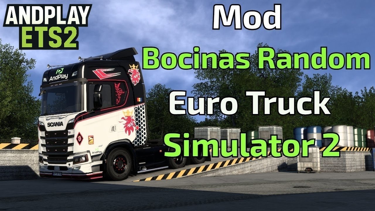 Euro Truck Simulator 2 Mod bocinas random para tu camión