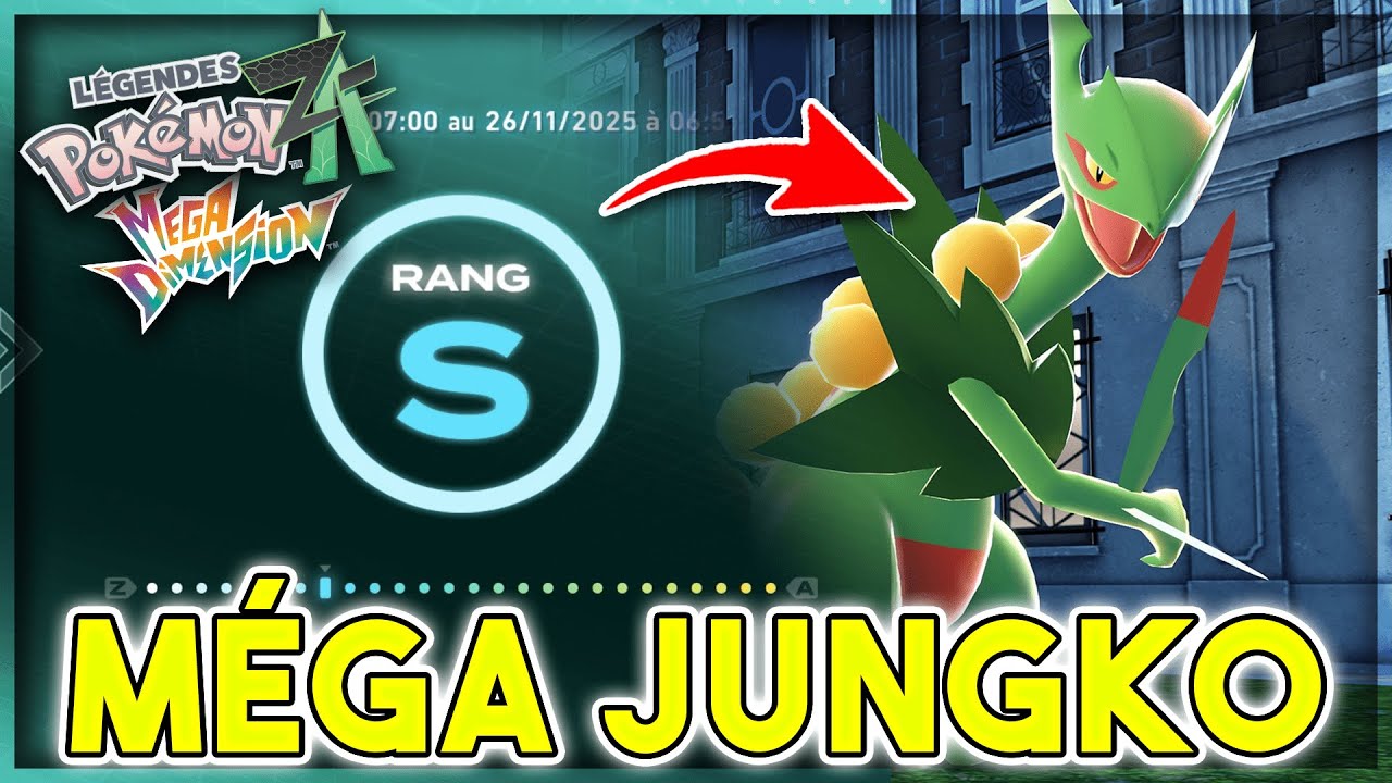 Avoir MÉGA-JUNGKO rapidement dans Pokémon Légendes Z-A !
