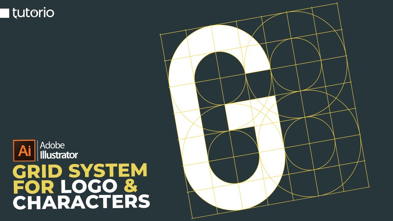 Grid System for Logo Design. Adobe Illustrator Tutorial.