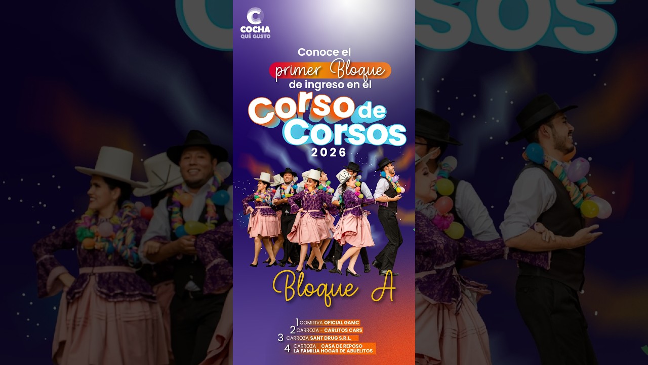 🎭✨ ¡El Corso de Corsos 2026 se vive a lo grande! ✨🎭