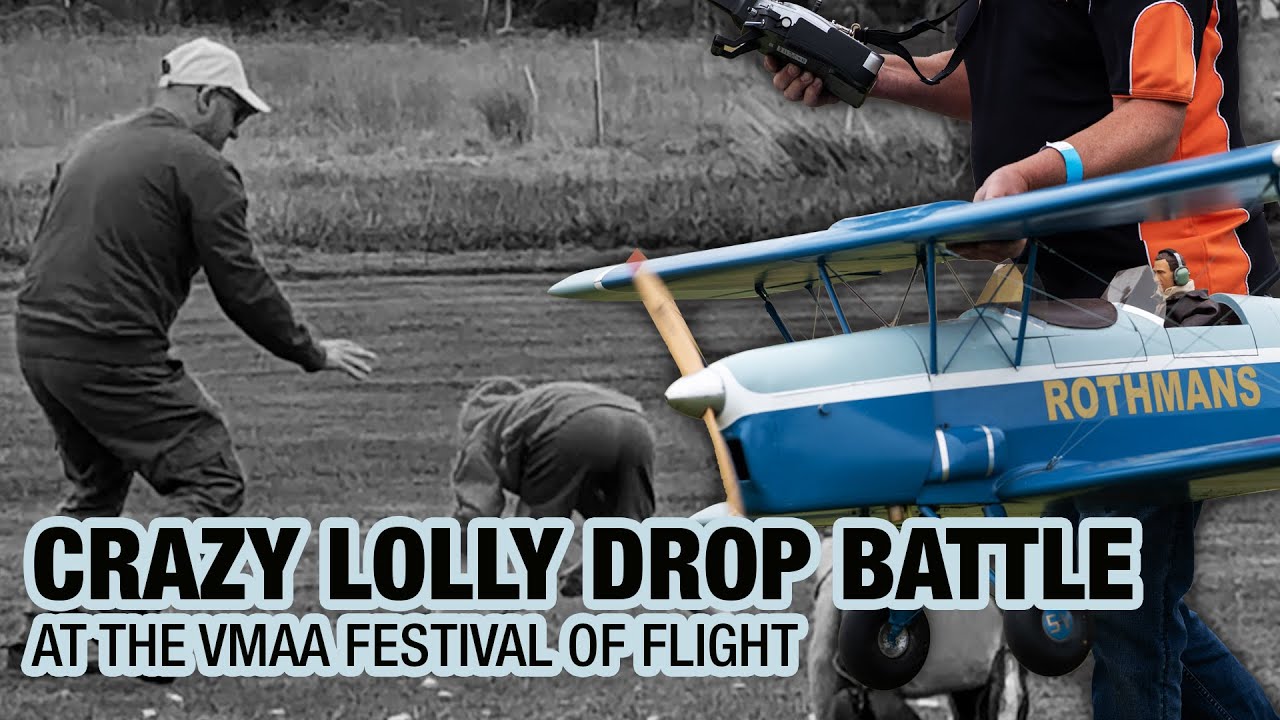 Festival of Flight -Things got messy at the lolly drop