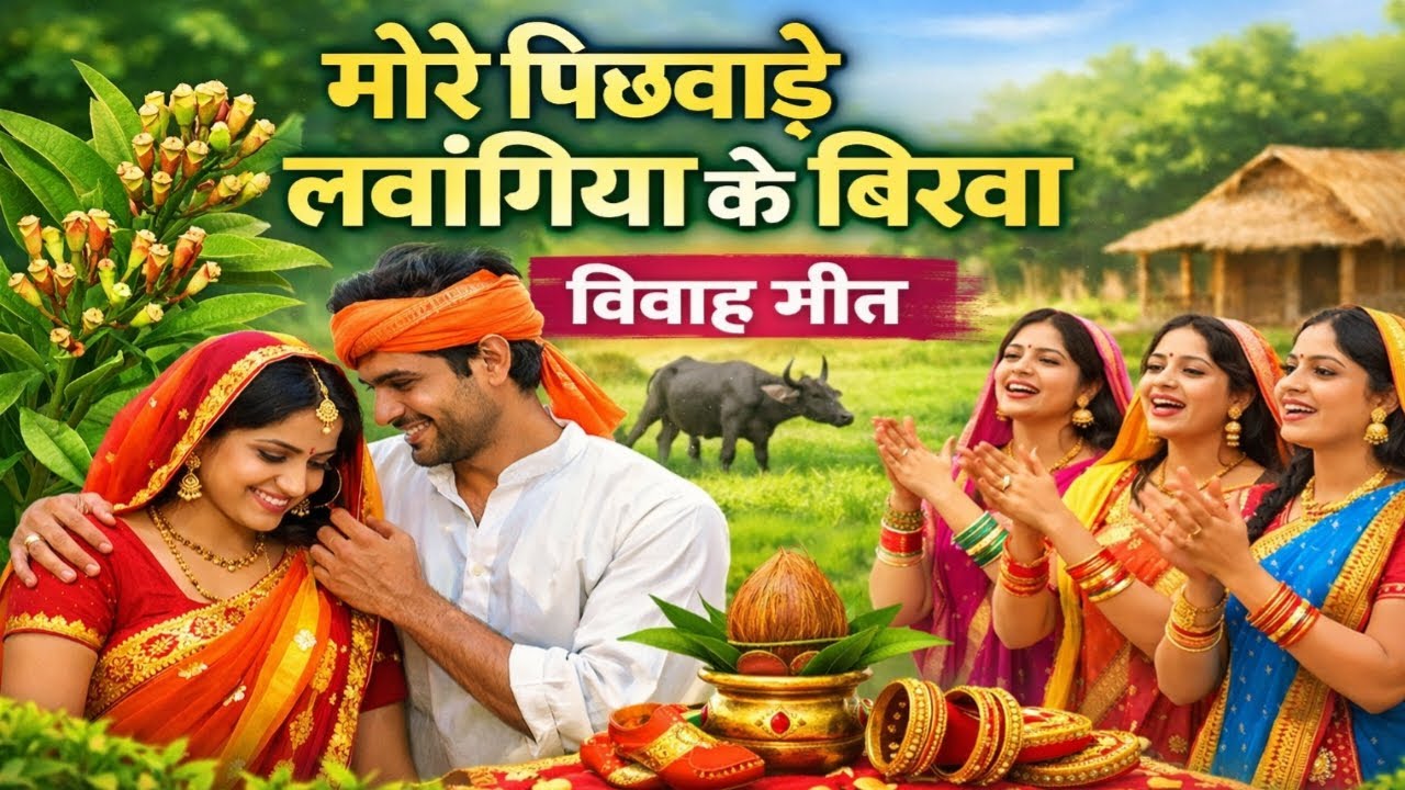 मोरे पिछवाड़े लवांगिया के बिरवा ❤️ विवाह गीत 
