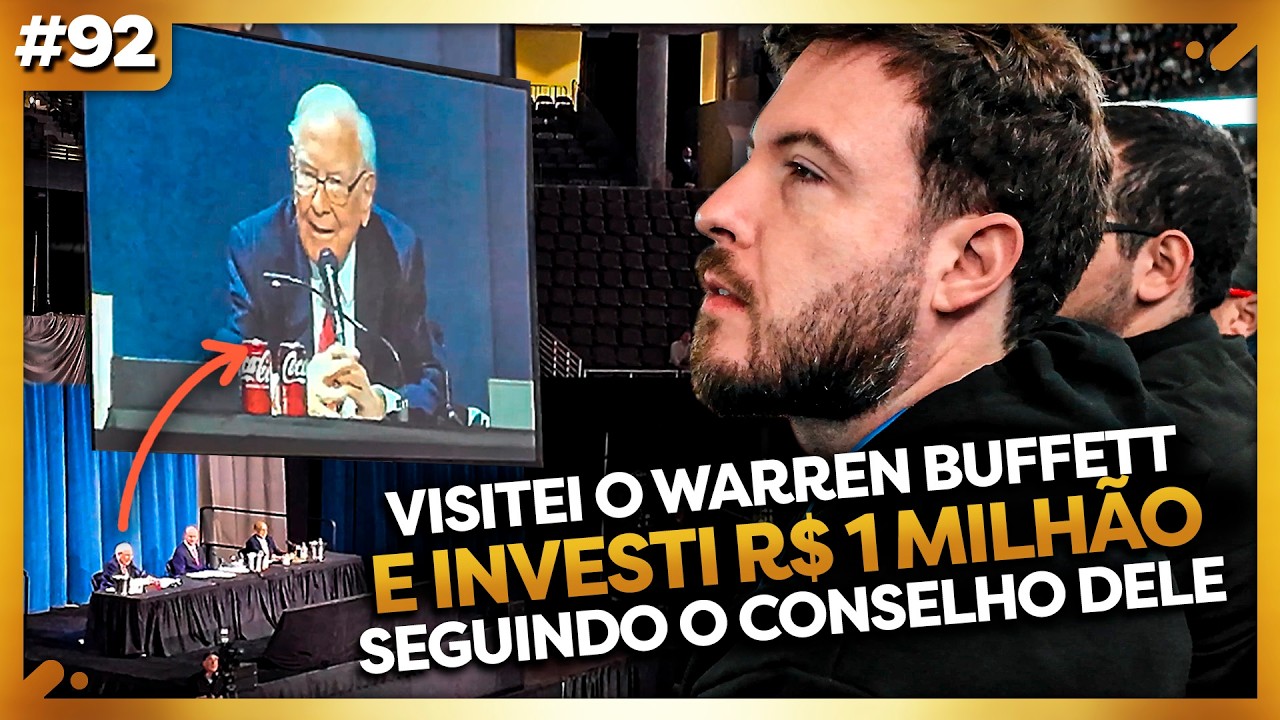 REALIZEI MEU SONHO E VISITEI O WARREN BUFFETT | Investi 1 milhão usando a estratégia dele