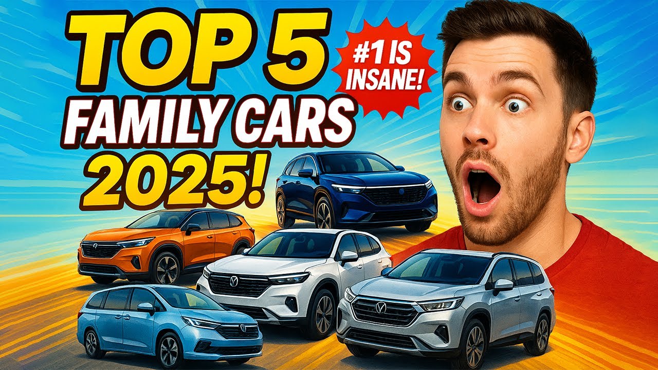 5 Best Spacious Cars with Tech for Family Safety in 2025