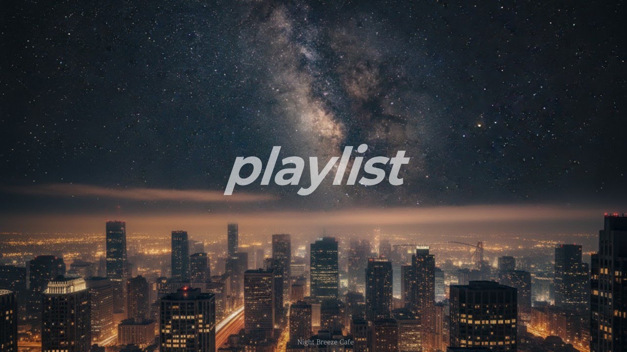 Playlist | Starlight Over the City ✨🌃 | Smooth Inst. Music (53 Minutes) 도시 위의 별빛 | 차분한 밤을 위한 연주곡