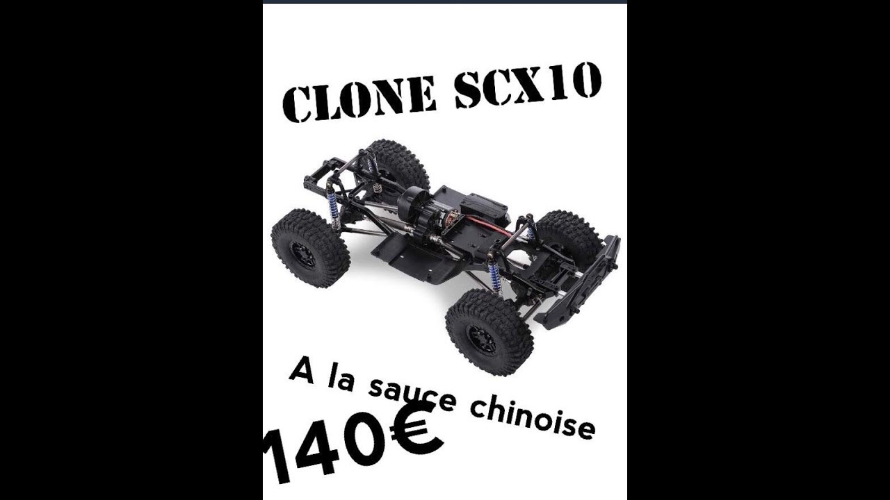 Châssis clone du scx10 injora/Austar/yewi en français