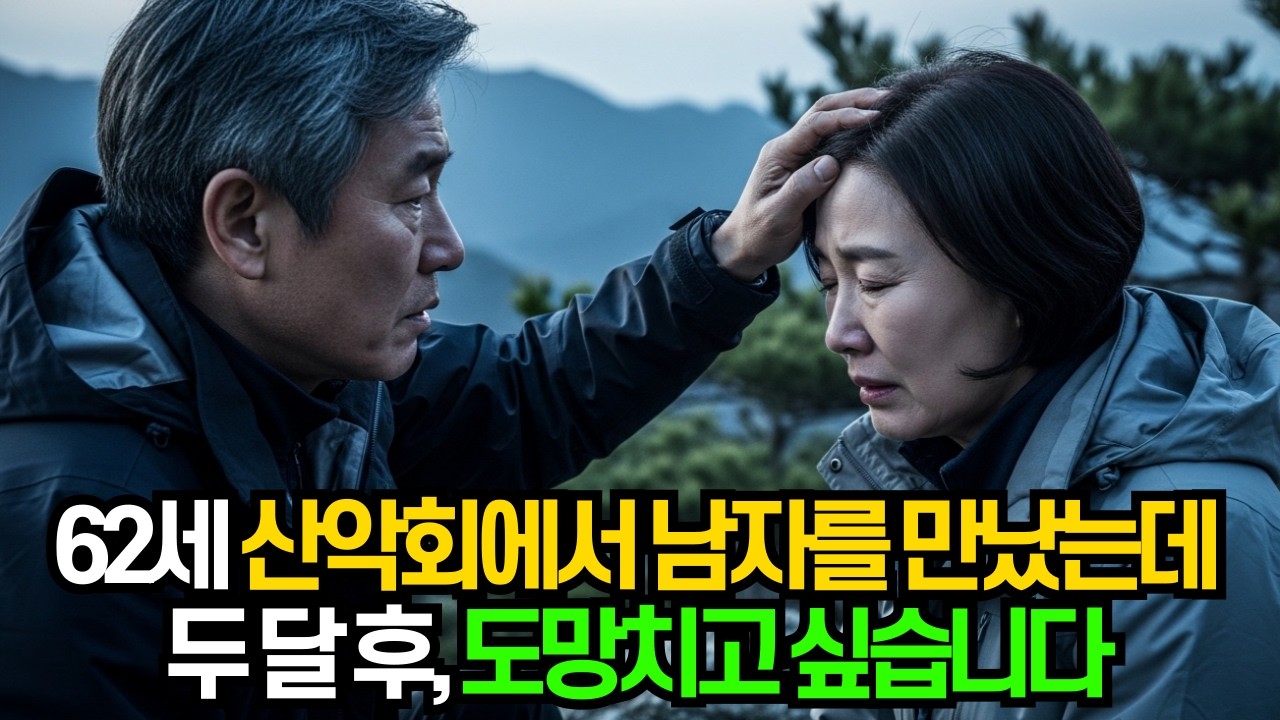 산악회에서 남자를 만나 62살에 재혼했습니다. 두 달 후 저는 도망치고 싶습니다.ㅣ황혼재혼ㅣ노후사연ㅣ오디오북ㅣ