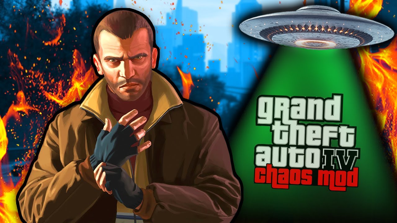 САБОТАЖ GTA 4 с помощью мода «Хаос»...